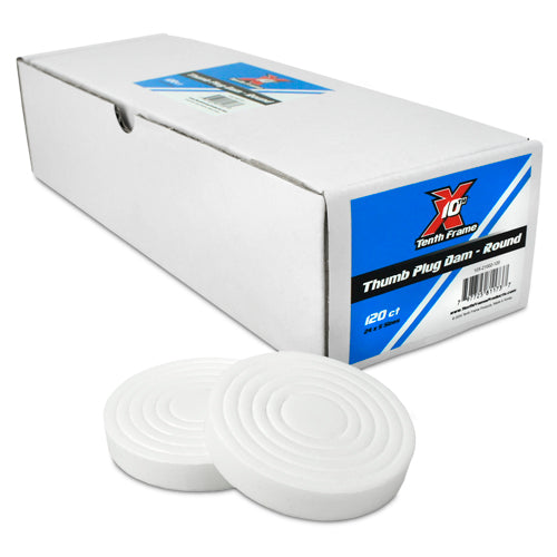 Tenth Frame Thumb Plug Dam - Round (120 ct)