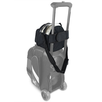 Tenth Frame Deluxe Add-On - 1 Ball Add-On Bowling Bag (Strapped on a Roller Bag)