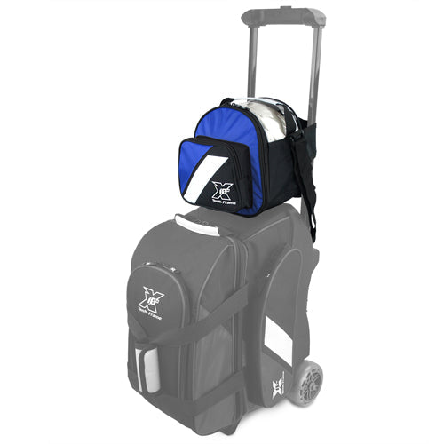 Tenth Frame Deluxe Add-On - 1 Ball Add-On Bowling Bag (Blue)