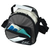 Tenth Frame Deluxe Add-On - 1 Ball Add-On Bowling Bag (Grey - Accessory Pocket)