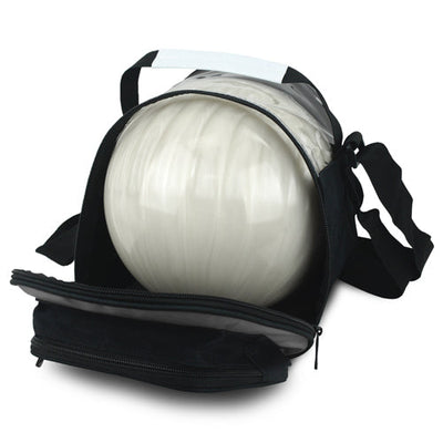 Tenth Frame Deluxe Add-On - 1 Ball Add-On Bowling Bag (Grey - Front Load)