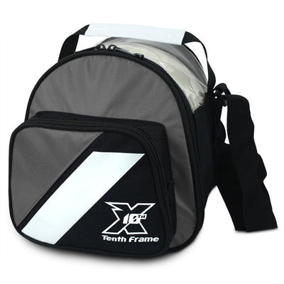 Tenth Frame Deluxe Add-On - 1 Ball Add-On Bowling Bag (Grey)