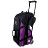 Tenth Frame Deluxe Triple - 3 Ball Roller Bowling Bag (Purple)