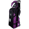 Tenth Frame Deluxe Triple Bundle - 3 Ball Roller with a 1 Ball Add-On Bowling Bag (Purple)