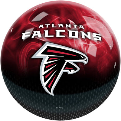 On The Ball NFL On Fire Bowling Ball - Atlanta Falcons