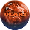 On The Ball NFL On Fire Bowling Ball - Chicago Bears