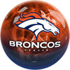 On The Ball NFL On Fire Bowling Ball - Denver Broncos