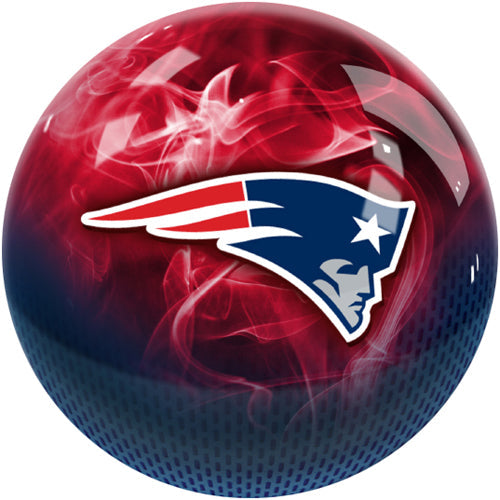 On The Ball NFL On Fire Bowling Ball - New England Patriots