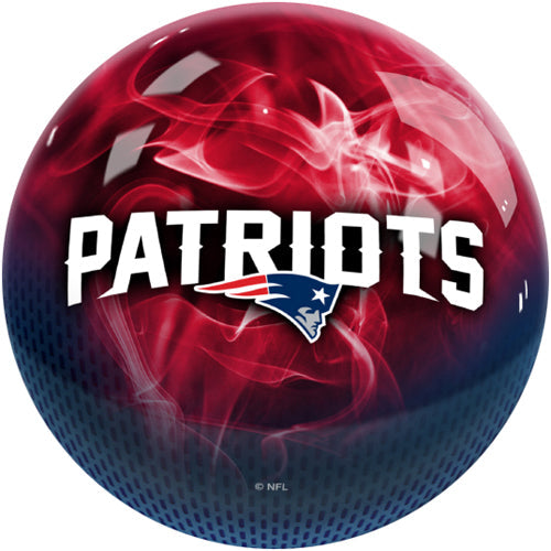 On The Ball NFL On Fire Bowling Ball - New England Patriots