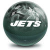On The Ball NFL On Fire Bowling Ball - New York Jets