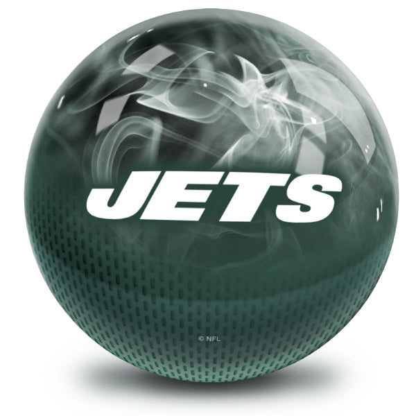 On The Ball NFL On Fire Bowling Ball - New York Jets