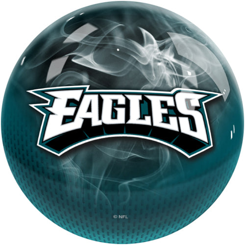 On The Ball NFL On Fire Bowling Ball - Philadelphia Eagles