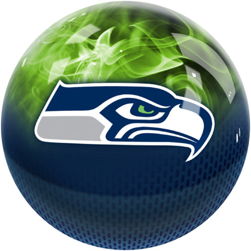 On The Ball NFL On Fire Bowling Ball - Seattle Seahawks