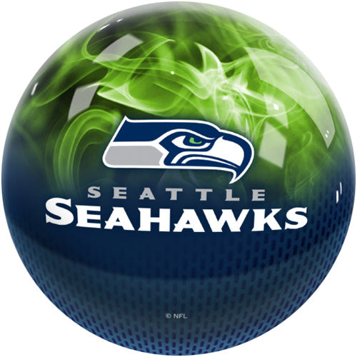 On The Ball NFL On Fire Bowling Ball - Seattle Seahawks