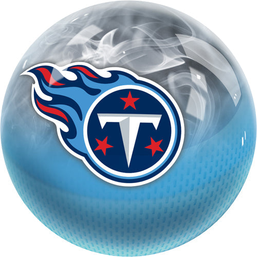 On The Ball NFL On Fire Bowling Ball - Tennessee Titans