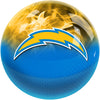 On The Ball NFL On Fire Bowling Ball - Los Angeles Chargers