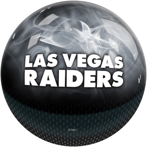 On The Ball NFL On Fire Bowling Ball - Las Vegas Raiders