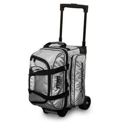 Storm 2-Ball Streamline - 2 Ball Roller Bowling Bag (Silver Shadow - Silver / Black)