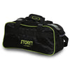 Storm 2 Ball Tote Bowling Bag (Checkered Black / Lime)