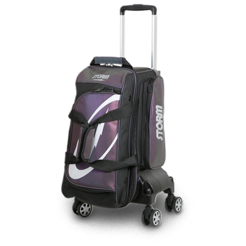 Storm Rolling Thunder Signature - 2 Ball Roller Bowling Bag (White / Blue)