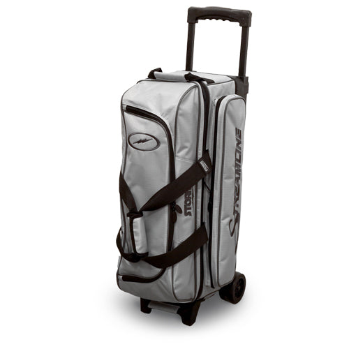 Storm 3-Ball Streamline - 3 Ball Roller Bowling Bag (Silver Shadow (Silver / Black)