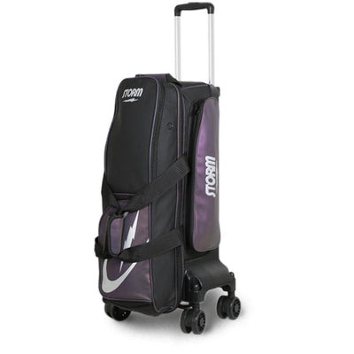 Storm Rolling Thunder Signature - 3 Ball Roller Bowling Bag (Black / Opal)