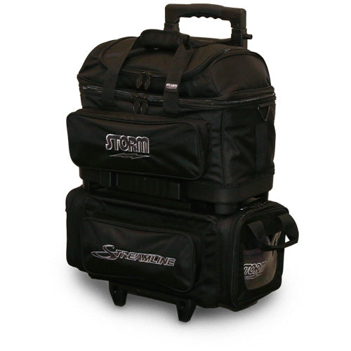 Storm Streamline - 4 Ball Roller Bowling Bag (Blackout - Carbon / Black)