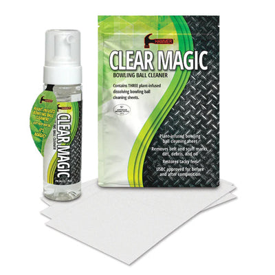Hammer Clear Magic - Dissolving Bowling Ball Cleaning Wipe Starter Kit