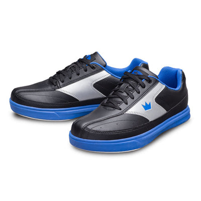Brunswick Renegade - Men's Athletic Bowling Shoes (Black / Royal)
