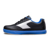 Brunswick Renegade - Men's Athletic Bowling Shoes (Black / Royal - Side)