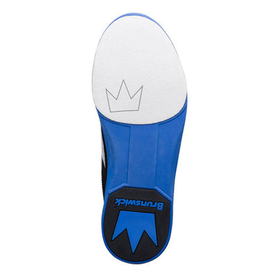 Brunswick Renegade - Men's Athletic Bowling Shoes (Black / Royal - Sole)