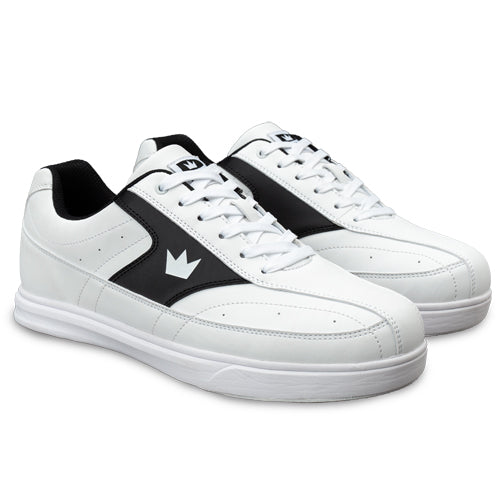 Brunswick Renegade - Men's Athletic Bowling Shoes (White / Black)