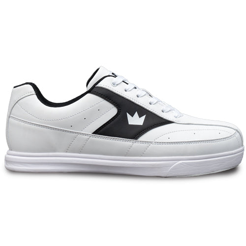 Brunswick Renegade - Men's Athletic Bowling Shoes (White / Black)