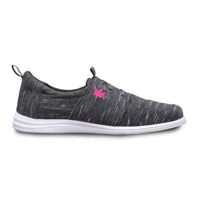 Brunswick Envy Charcoal - Women's Casual Bowling Shoes (Side)