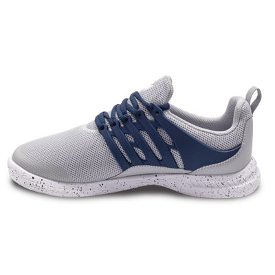 Brunswick Avalanche - Men's Athletic Bowling Shoes (Grey / Navy - Inner Side)