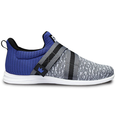 Brunswick Versa - Women's Athletic Bowling Shoes (Grey / Purple - Side)