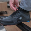 Brunswick Fury - Men's Performance Bowling Shoes (Black - on foot)