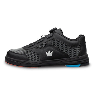 Brunswick Fury - Men's Performance Bowling Shoes (Black - Side)