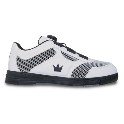 Brunswick Fury - Men's Performance Bowling Shoes (White - Side)