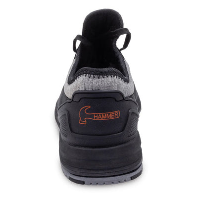 Hammer Rebel - Men's Performance Bowling Shoes (Black / Grey - Heel)