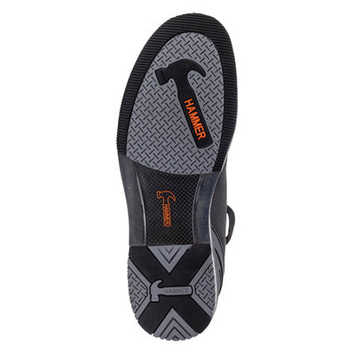 Hammer Rebel - Men's Performance Bowling Shoes (Black / Grey - Traction Sole)