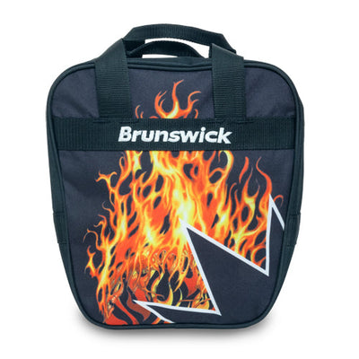 Brunswick Spark Single - 1 Ball Tote Bowling Bag (Flames)