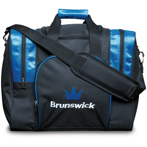 Brunswick Attack Single - 1 Ball Tote Bowling Bag (Blue)