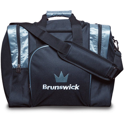 Brunswick Attack Single - 1 Ball Tote Bowling Bag (Grey)