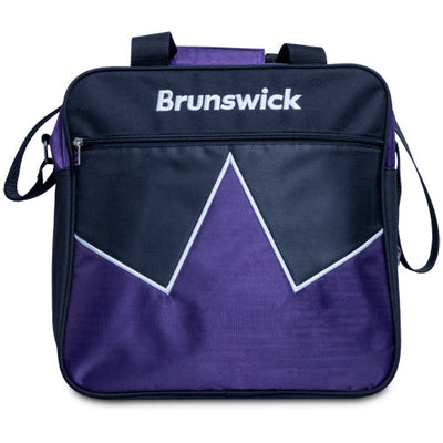 Brunswick Blast Single - 1 Ball Tote Bowling Bag (Purple)