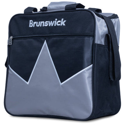 Brunswick Blast Single - 1 Ball Tote Bowling Bag (Silver)