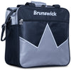 Brunswick Blast Single - 1 Ball Tote Bowling Bag (Silver)