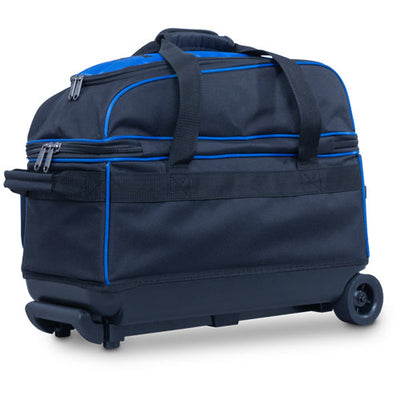 Brunswick Zone Double Roller - 2 Ball Roller Bowling Bag (Blue - Handle)