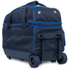 Brunswick Zone Double Roller - 2 Ball Roller Bowling Bag (Blue - Wheels)