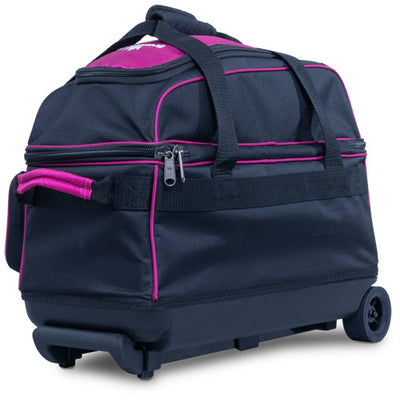 Brunswick Zone Double Roller - 2 Ball Roller Bowling Bag (Raspberry - Handle)